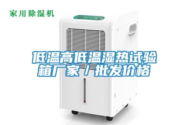 低溫高低溫濕熱試驗箱廠家／批發(fā)價格