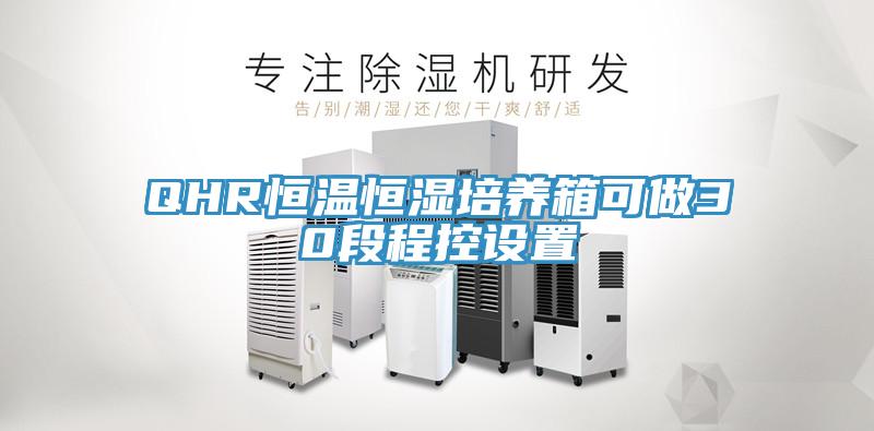 QHR恒溫恒濕培養(yǎng)箱可做30段程控設(shè)置