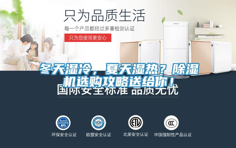 冬天濕冷，夏天濕熱？除濕機選購攻略送給你！