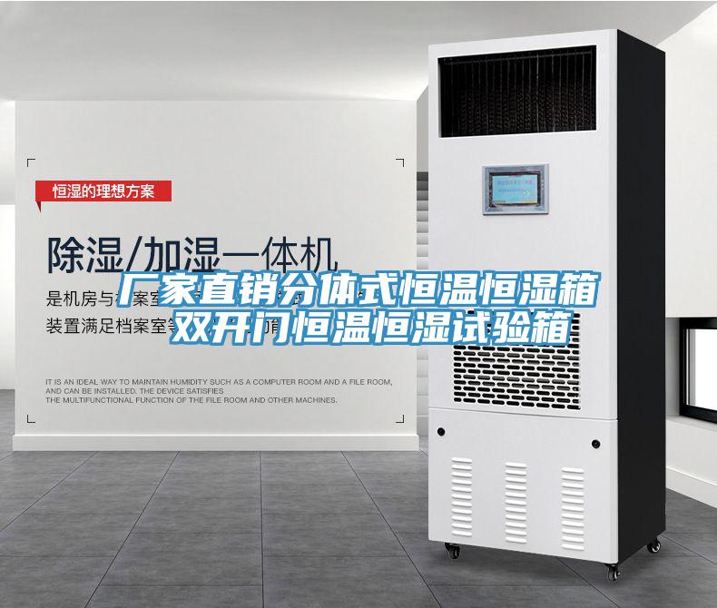 廠家直銷分體式恒溫恒濕箱 雙開門恒溫恒濕試驗箱