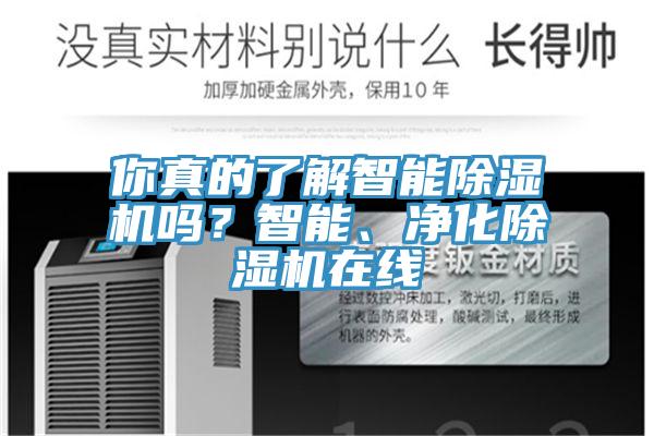 你真的了解智能除濕機嗎？智能、凈化除濕機在線