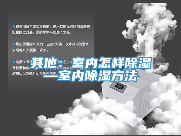 其他：室內怎樣除濕—室內除濕方法