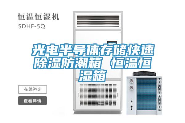 光電半導體存儲快速除濕防潮箱 恒溫恒濕箱