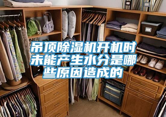 吊頂除濕機開機時未能產生水分是哪些原因造成的