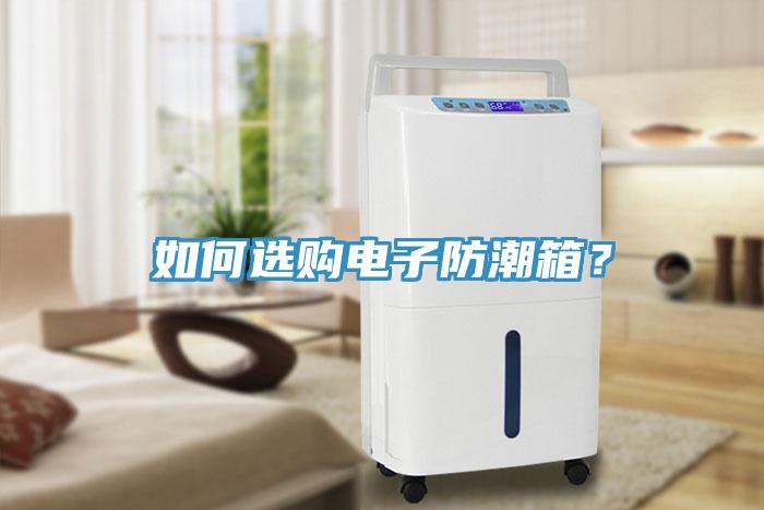 如何選購電子防潮箱？