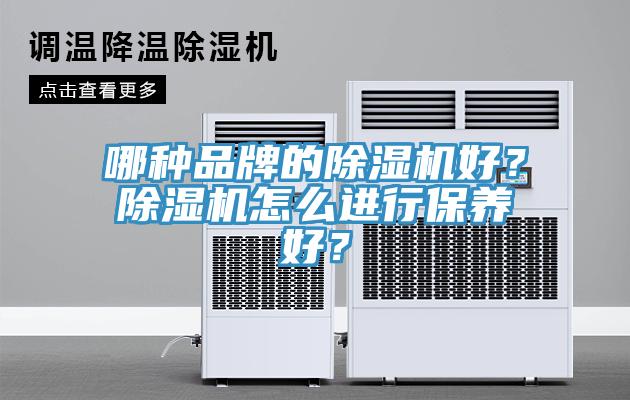 哪種品牌的除濕機(jī)好？除濕機(jī)怎么進(jìn)行保養(yǎng)好？
