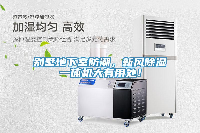 別墅地下室防潮，新風除濕一體機大有用處！