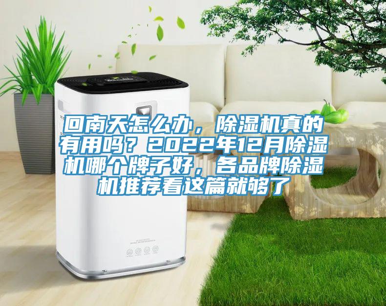 回南天怎么辦，除濕機(jī)真的有用嗎？2022年12月除濕機(jī)哪個(gè)牌子好，各品牌除濕機(jī)推薦看這篇就夠了