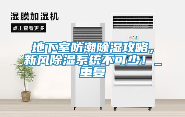 地下室防潮除濕攻略，新風除濕系統不可少！_重復