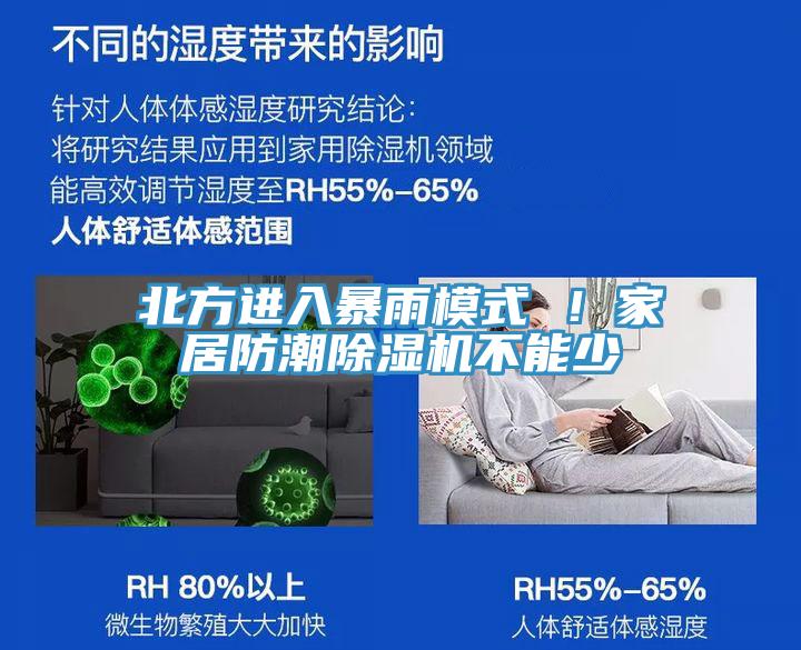 北方進入暴雨模式 ！家居防潮除濕機不能少