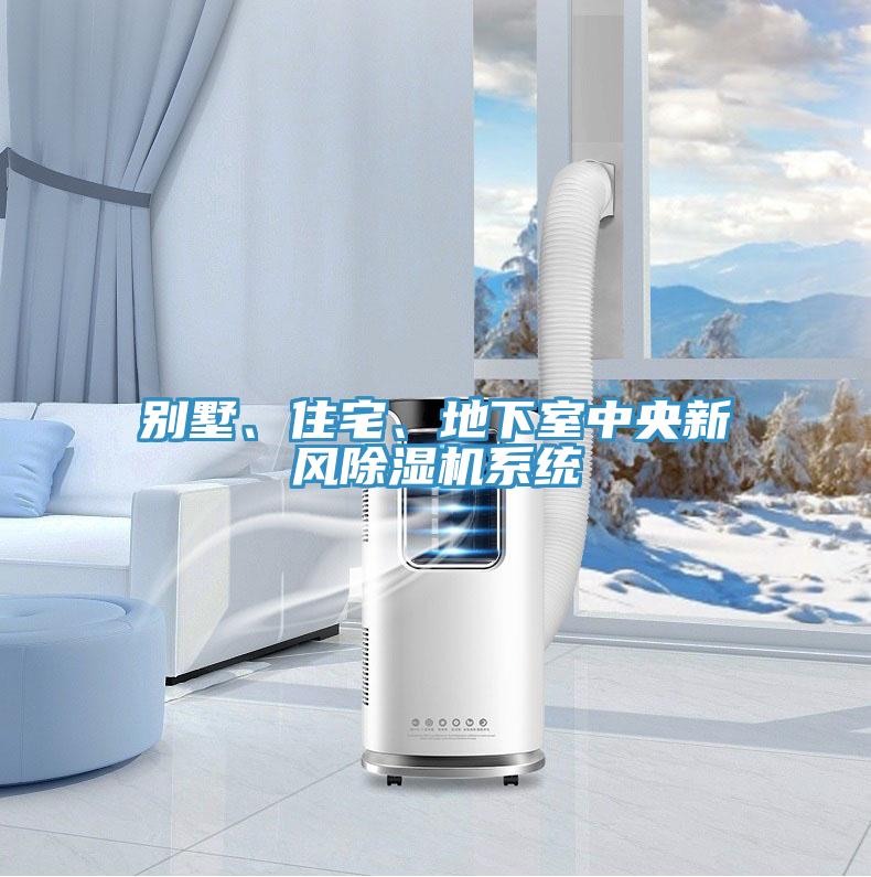 別墅、住宅、地下室中央新風除濕機系統(tǒng)