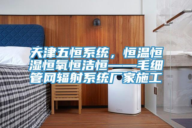 天津五恒系統，恒溫恒濕恒氧恒潔恒——毛細管網輻射系統廠家施工