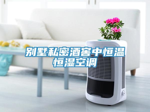 別墅私密酒窖中恒溫恒濕空調