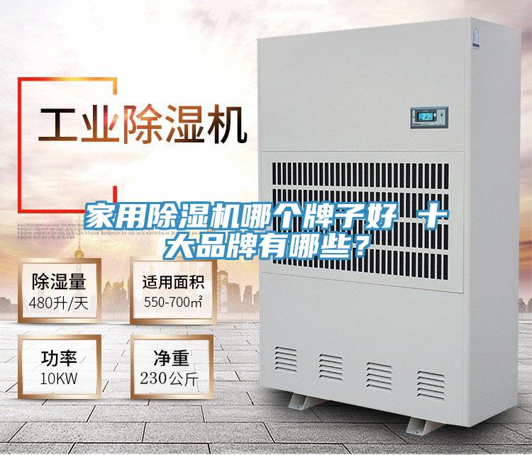 家用除濕機哪個牌子好 十大品牌有哪些？