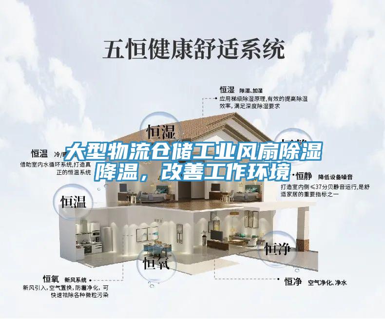 大型物流倉儲工業風扇除濕降溫，改善工作環境