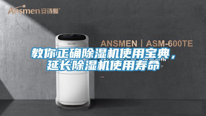 教你正確除濕機使用寶典，延長除濕機使用壽命