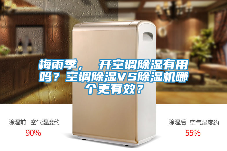 梅雨季， 開空調除濕有用嗎？空調除濕VS除濕機哪個更有效？