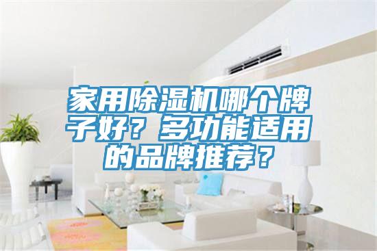 家用除濕機哪個牌子好？多功能適用的品牌推薦？