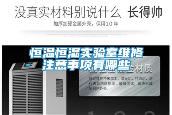 恒溫恒濕實驗室維修注意事項有哪些