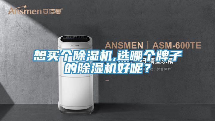 想買個除濕機,選哪個牌子的除濕機好呢？