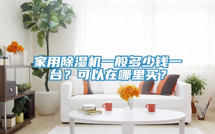 家用除濕機一般多少錢一臺？可以在哪里買？