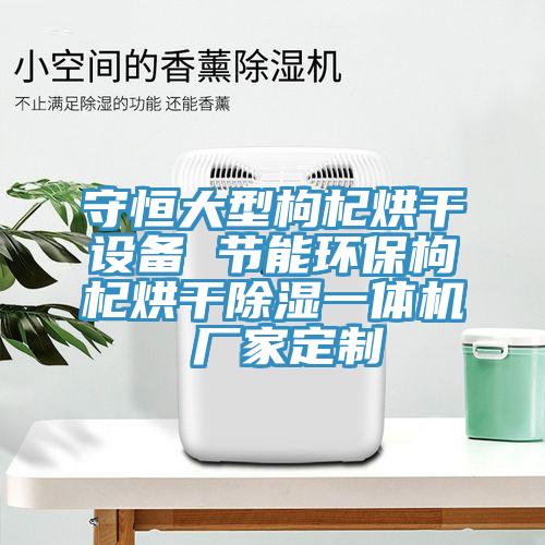 守恒大型枸杞烘干設備 節能環保枸杞烘干除濕一體機 廠家定制