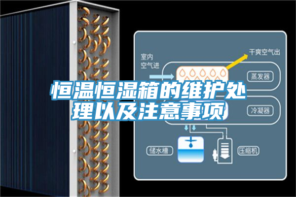 恒溫恒濕箱的維護處理以及注意事項