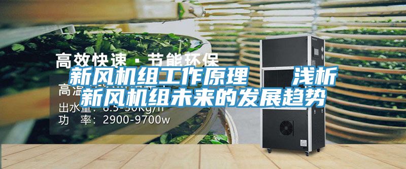 新風(fēng)機(jī)組工作原理   淺析新風(fēng)機(jī)組未來的發(fā)展趨勢
