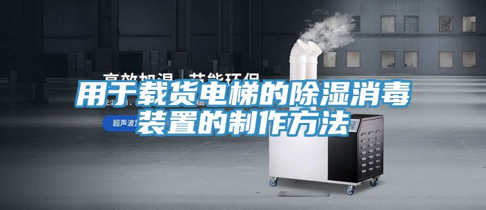 用于載貨電梯的除濕消毒裝置的制作方法