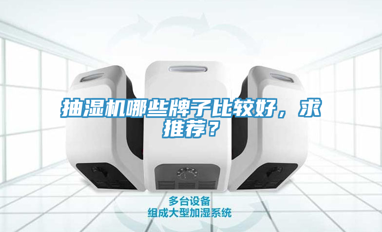 抽濕機(jī)哪些牌子比較好，求推薦？