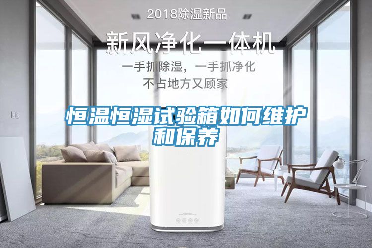 恒溫恒濕試驗箱如何維護和保養