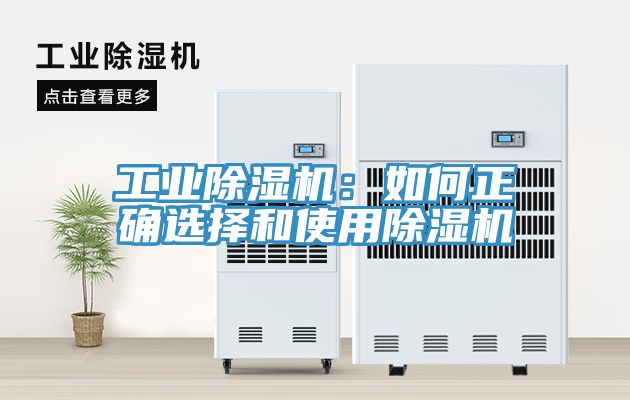 工業除濕機：如何正確選擇和使用除濕機