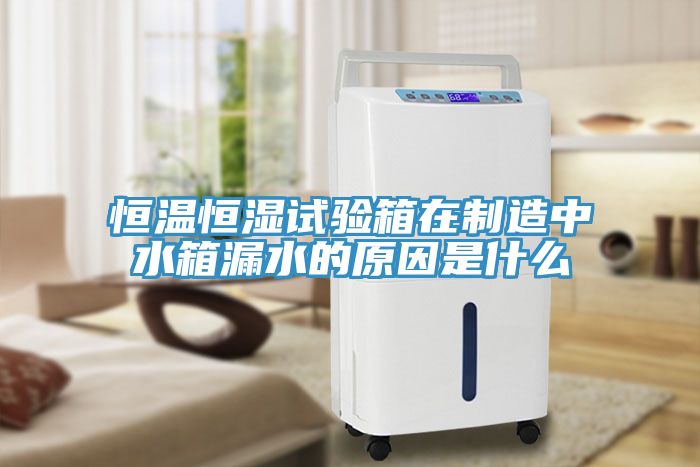 恒溫恒濕試驗箱在制造中水箱漏水的原因是什么