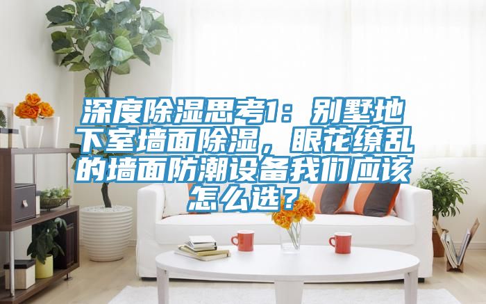 深度除濕思考1：別墅地下室墻面除濕，眼花繚亂的墻面防潮設(shè)備我們應(yīng)該怎么選？