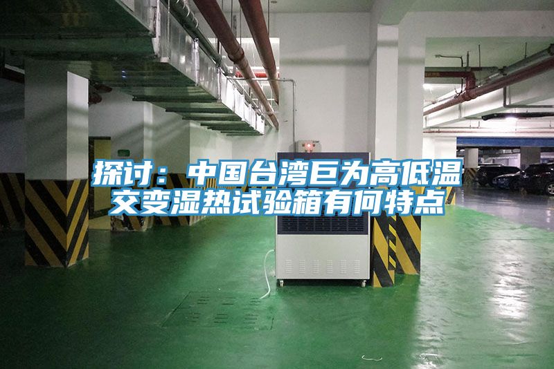 探討：中國臺灣巨為高低溫交變濕熱試驗(yàn)箱有何特點(diǎn)