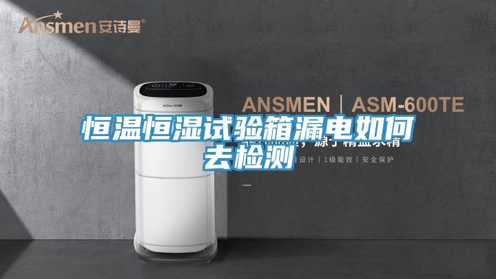 恒溫恒濕試驗箱漏電如何去檢測