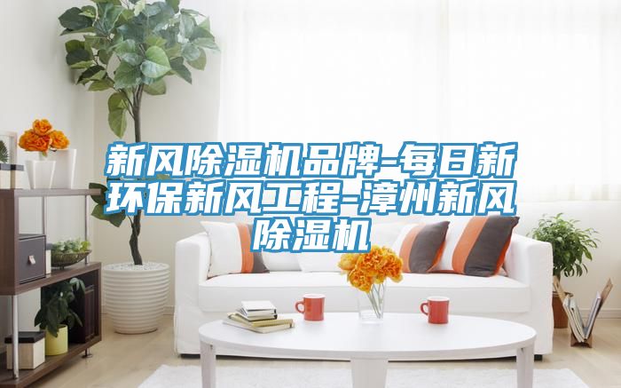 新風除濕機品牌-每日新環(huán)保新風工程-漳州新風除濕機