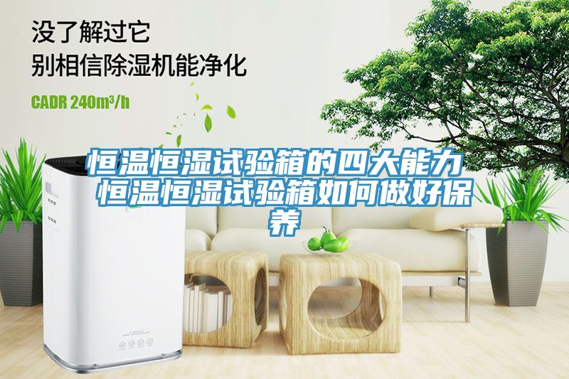 恒溫恒濕試驗箱的四大能力 恒溫恒濕試驗箱如何做好保養