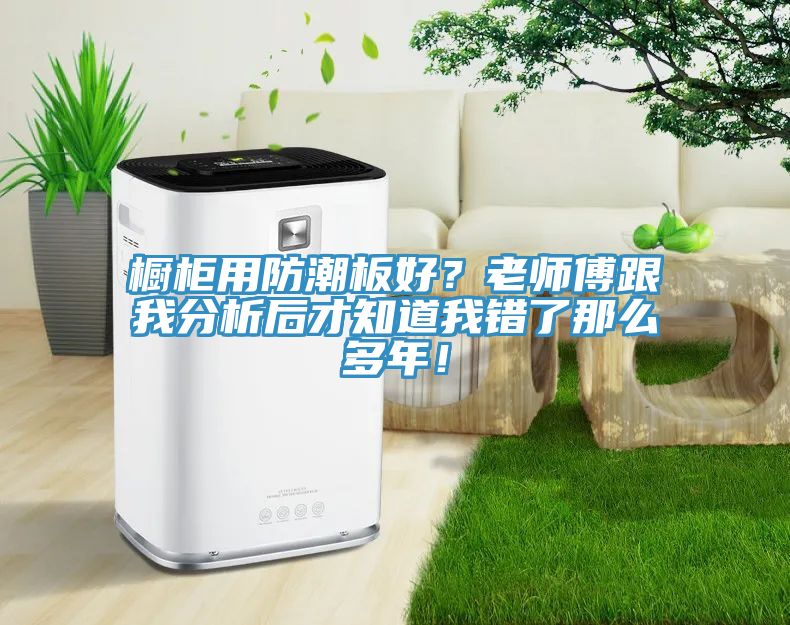 櫥柜用防潮板好？老師傅跟我分析后才知道我錯了那么多年！