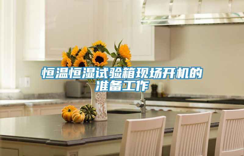 恒溫恒濕試驗箱現場開機的準備工作