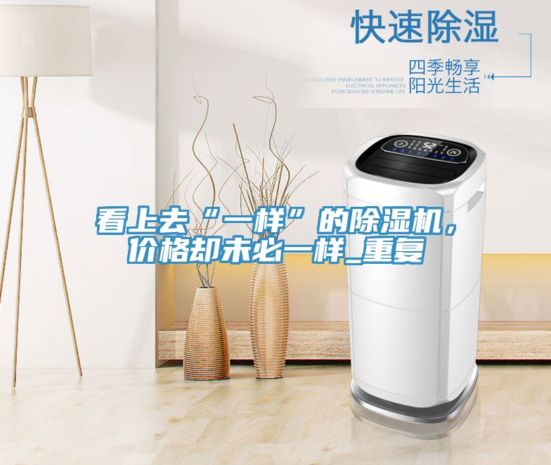 看上去“一樣”的除濕機(jī)，價(jià)格卻未必一樣_重復(fù)