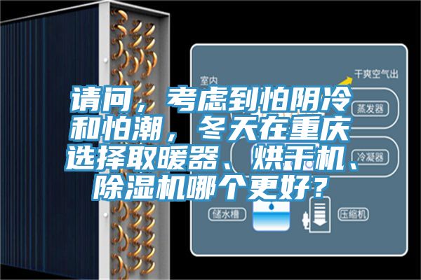 請問，考慮到怕陰冷和怕潮，冬天在重慶選擇取暖器、烘干機(jī)、除濕機(jī)哪個(gè)更好？