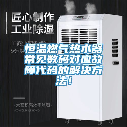 恒溫燃?xì)鉄崴鞒Ｒ姅?shù)碼對(duì)應(yīng)故障代碼的解決方法！