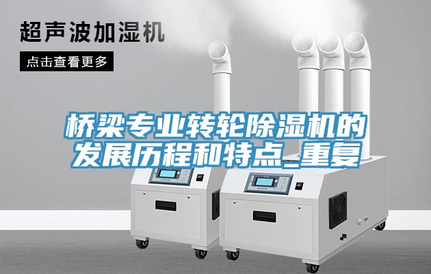 橋梁專業轉輪除濕機的發展歷程和特點_重復
