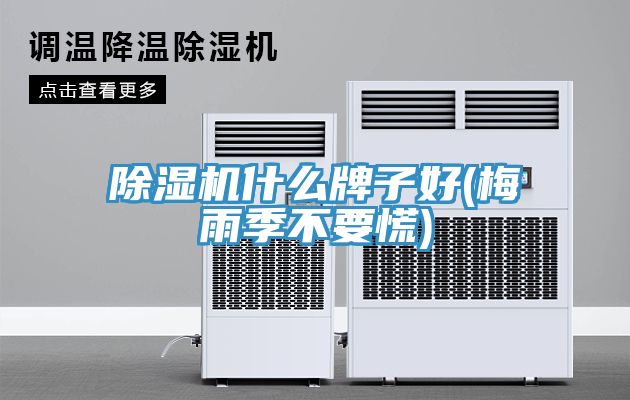 除濕機什么牌子好(梅雨季不要慌)