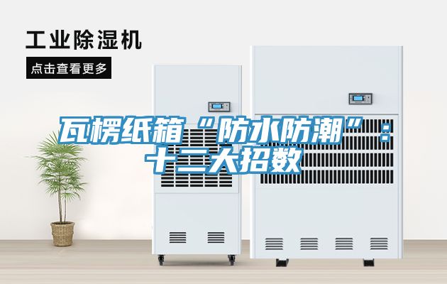 瓦楞紙箱“防水防潮”：十二大招數