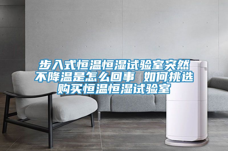 步入式恒溫恒濕試驗(yàn)室突然不降溫是怎么回事 如何挑選購(gòu)買恒溫恒濕試驗(yàn)室