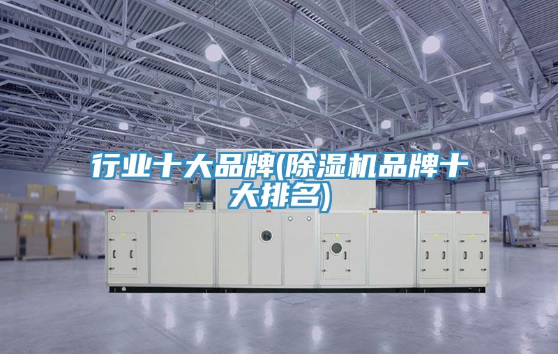 行業十大品牌(除濕機品牌十大排名)