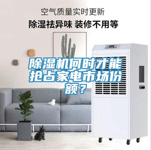 除濕機(jī)何時才能搶占家電市場份額？