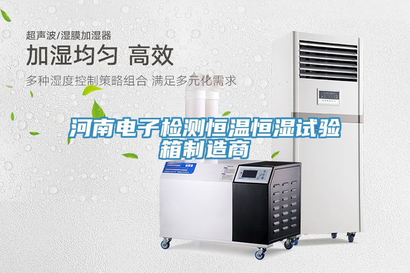 河南電子檢測(cè)恒溫恒濕試驗(yàn)箱制造商